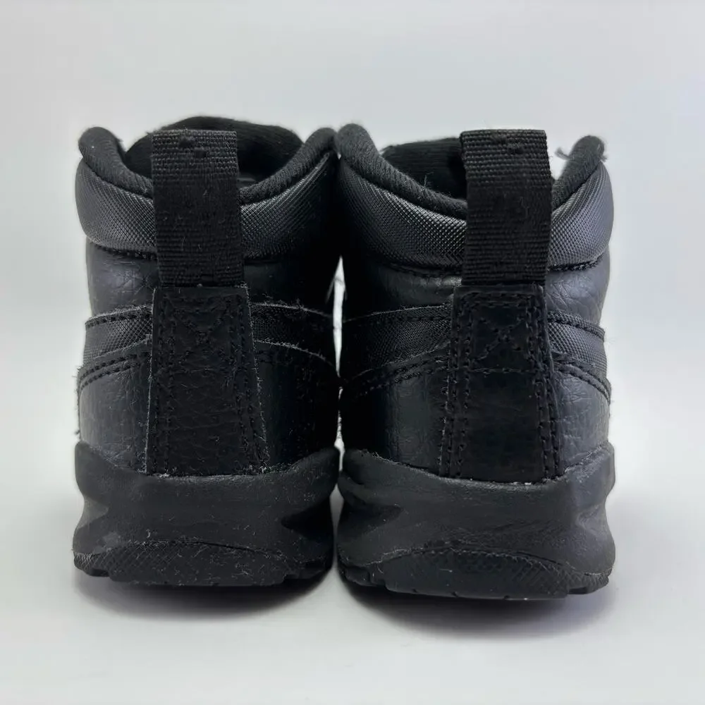NIKE “Manoa” Black Leather Toddler Boots Size 5C